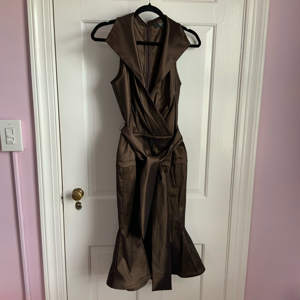 tadashi brown dress Shoji | Dresses | Tadashi Shoji Elegant Sleeveless W322026MonDay Davinci Bridal 50440 Long SIZE:9/10Y (34) Made of 95% polyester